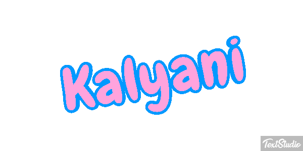 Kalyani Tekst effect
