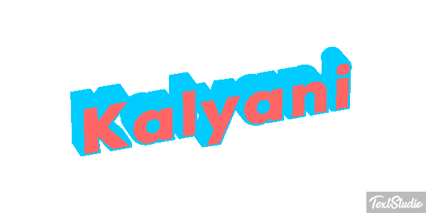 Kalyani Tekst effect
