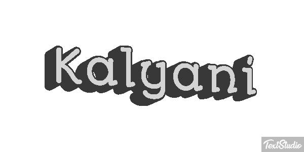 Kalyani Tekst effect