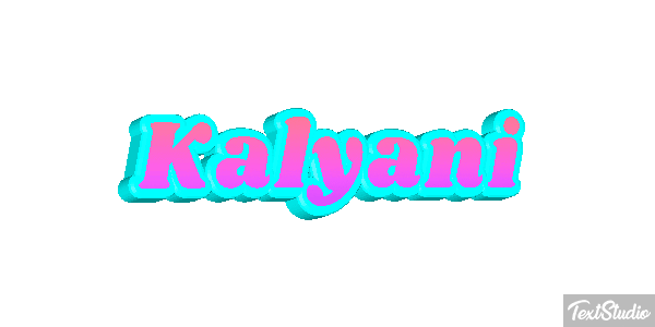 Kalyani Tekst effect