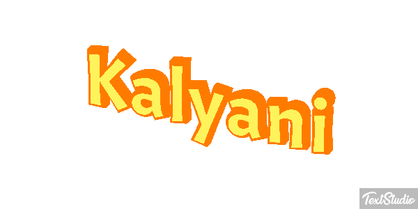 Kalyani Tekst effect