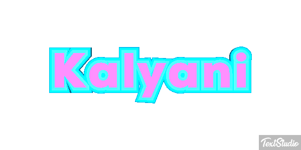 Kalyani Tekst effect