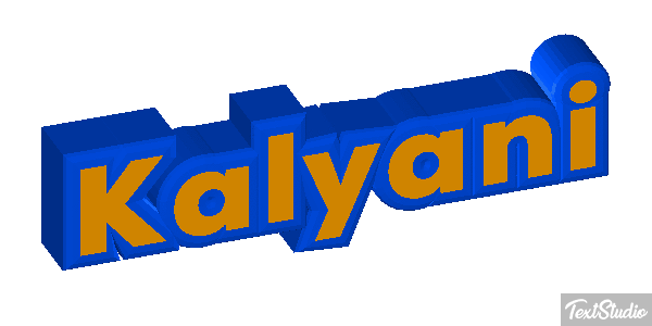 Kalyani Tekst effect