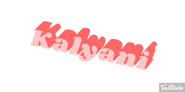 Kalyani Tekst effect