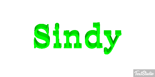 Sindy Efekt tekstowy