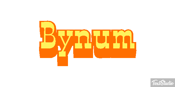 Bynum Text effect