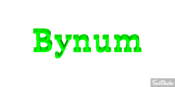 Bynum Text effect
