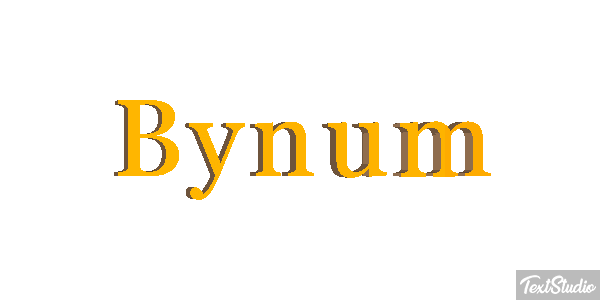 Bynum Text effect