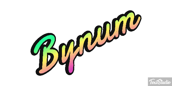 Bynum Text effect
