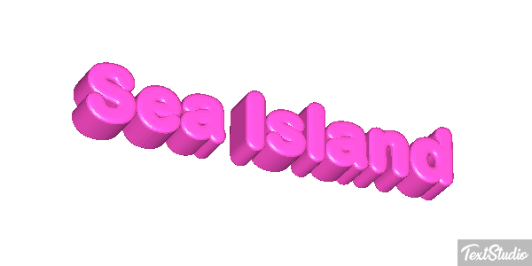 Sea Island Effetto testo