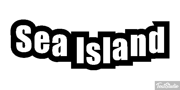 Sea Island Effetto testo