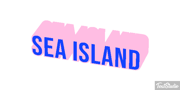 Sea Island Effetto testo