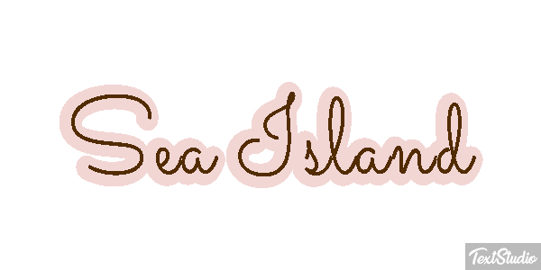 Sea Island Effetto testo