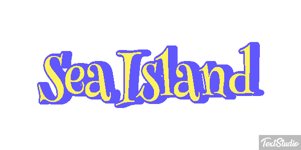 Sea Island Effetto testo