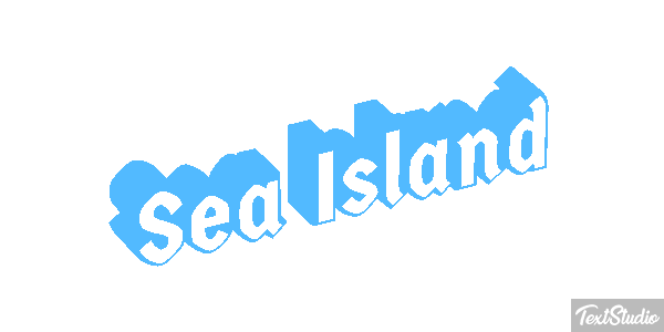 Sea Island Effetto testo