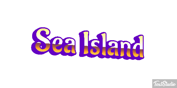 Sea Island Effetto testo