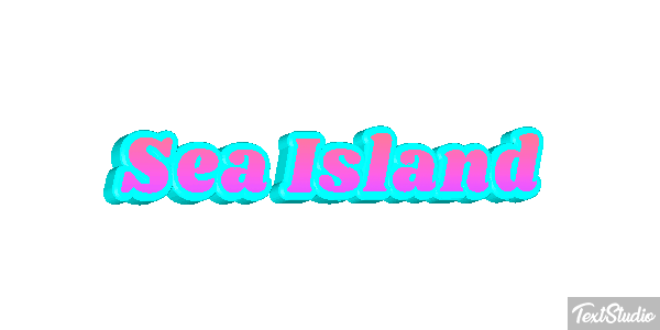 Sea Island Effetto testo