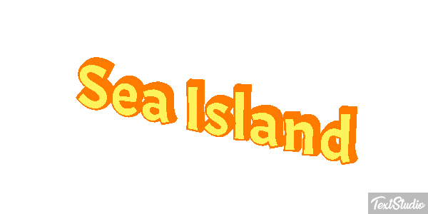 Sea Island Effetto testo