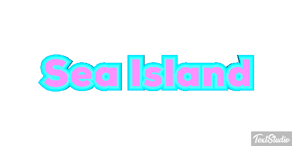 Sea Island Effetto testo
