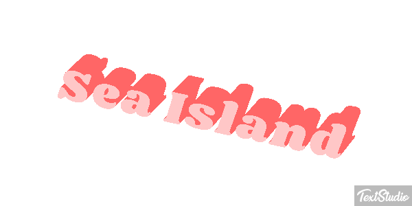 Sea Island Effetto testo