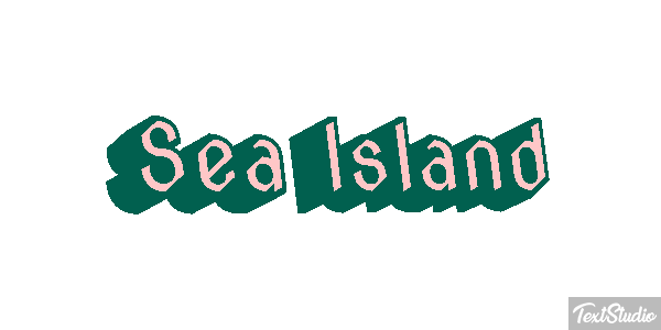 Sea Island Effetto testo