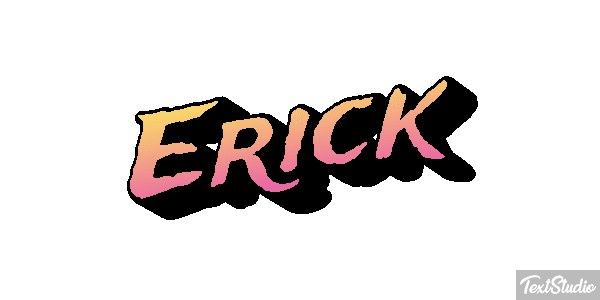 Erick Text effect