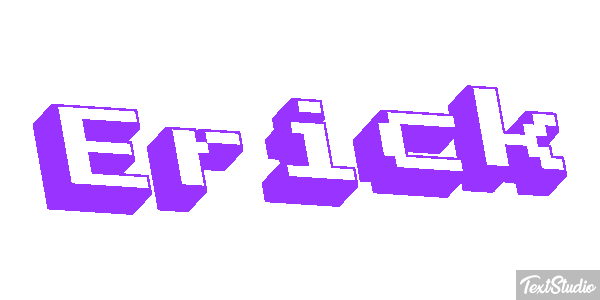 Erick Text effect