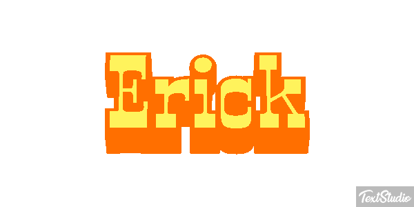 Erick Text effect