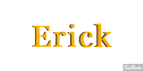 Erick Text effect