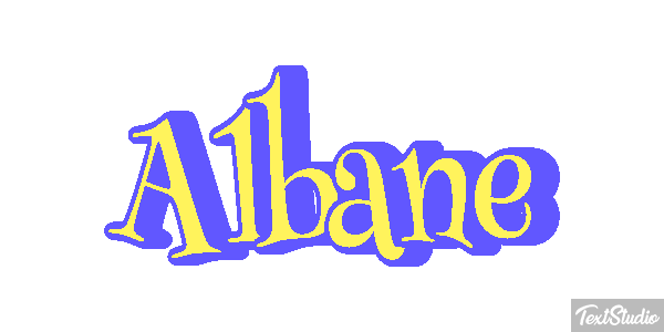 Albane Effet de texte