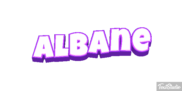 Albane Effet de texte