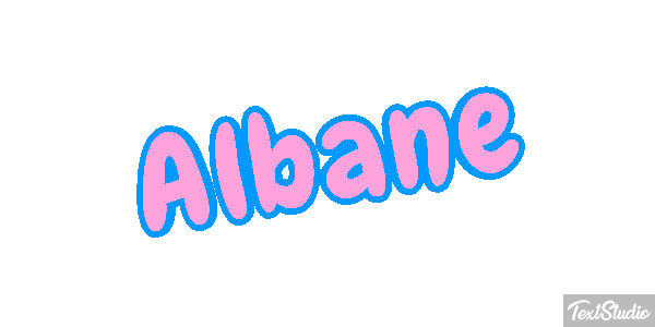 Albane Effet de texte