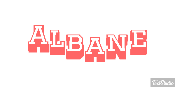 Albane Effet de texte