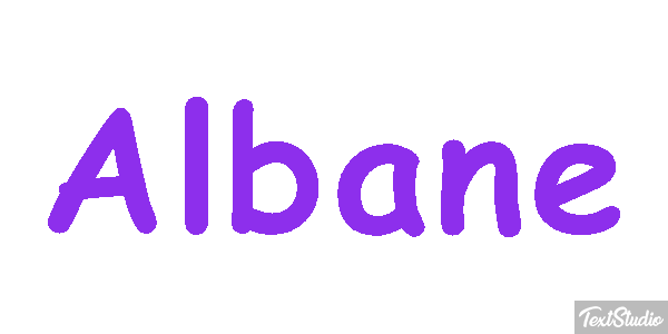 Albane Effet de texte