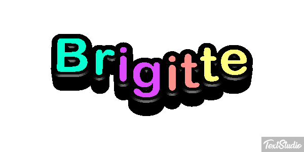 Brigitte Text effect