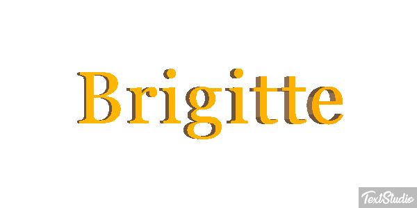 Brigitte Text effect