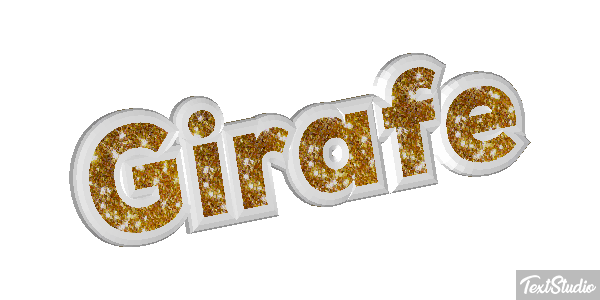 Girafe Effet de texte