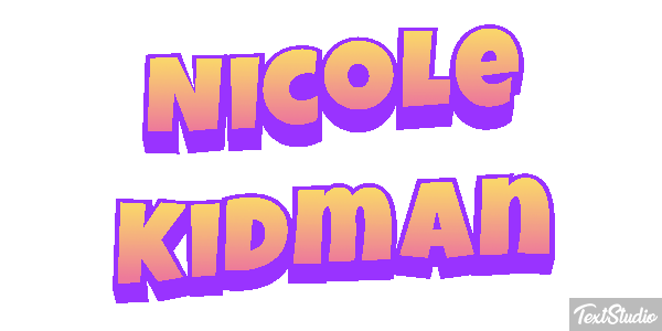 Nicole Kidman Effet de texte