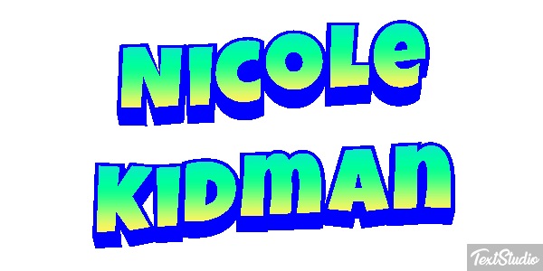 Nicole Kidman Effet de texte