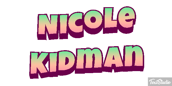 Nicole Kidman Effet de texte