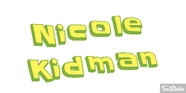 Nicole Kidman Effet de texte