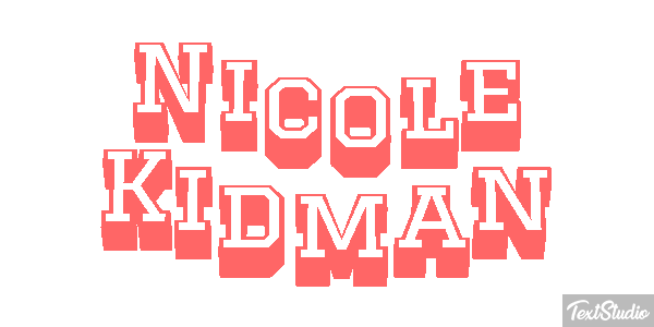 Nicole Kidman Effet de texte