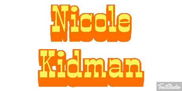Nicole Kidman Effet de texte