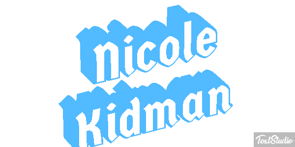 Nicole Kidman Effet de texte
