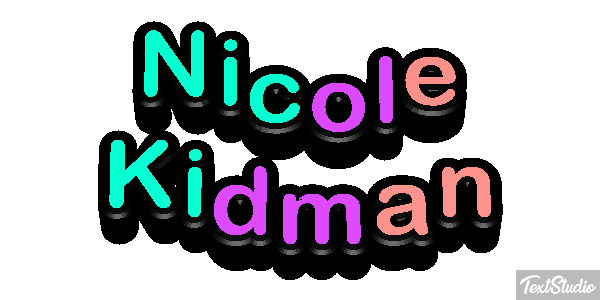 Nicole Kidman Effet de texte