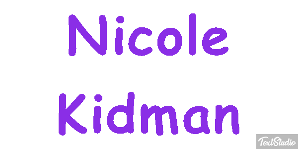Nicole Kidman Effet de texte