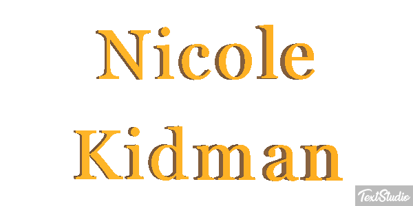 Nicole Kidman Effet de texte