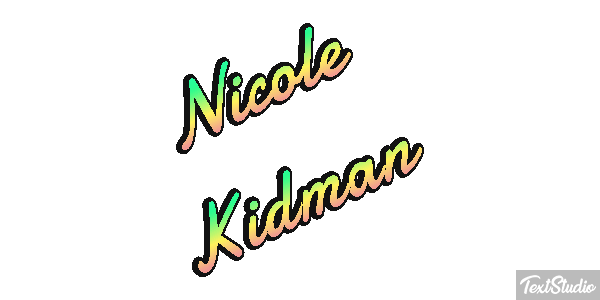 Nicole Kidman Effet de texte