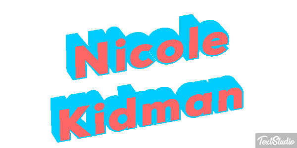 Nicole Kidman Effet de texte
