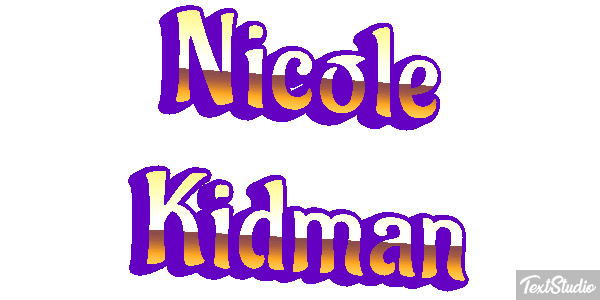 Nicole Kidman Effet de texte